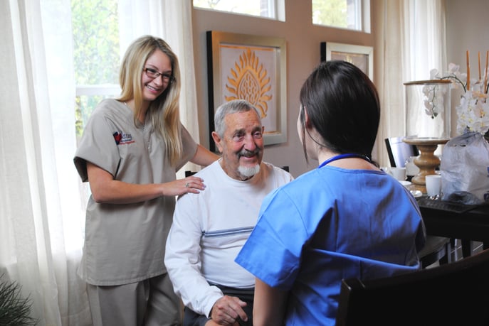 CG and Senior Male Talking with Nurse2